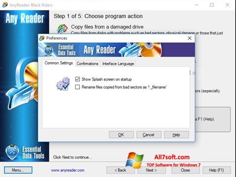 Screenshot AnyReader für Windows 7