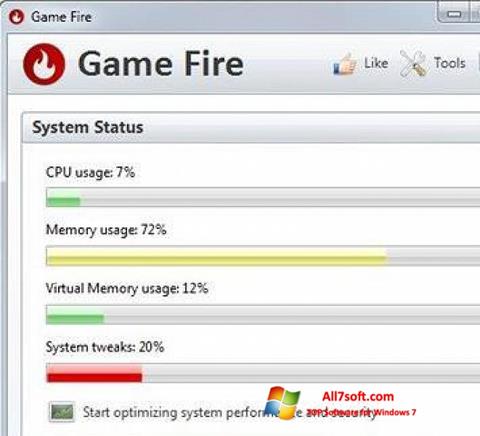 Screenshot Game Fire für Windows 7