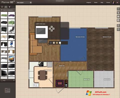 Screenshot Planner 5D für Windows 7