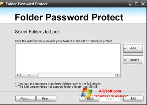 Screenshot Password Protect USB für Windows 7