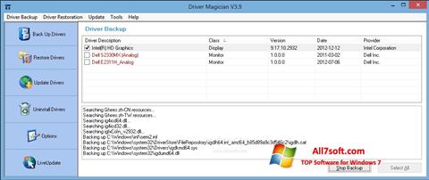 Screenshot Driver Magician für Windows 7