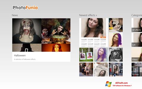 Screenshot PhotoFunia für Windows 7