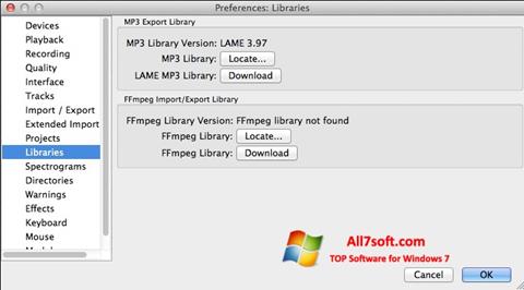 Screenshot Lame MP3 Encoder für Windows 7