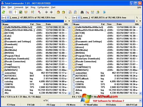 Screenshot Total Commander für Windows 7