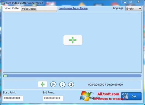 Screenshot Free Video Cutter für Windows 7