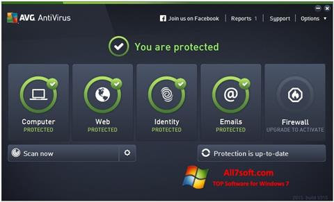 Screenshot AVG AntiVirus Pro für Windows 7