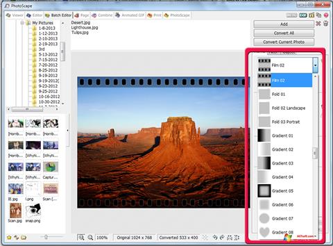 Screenshot PhotoScape für Windows 7