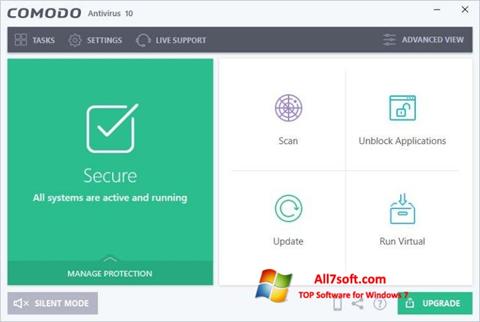 Screenshot Comodo Antivirus für Windows 7