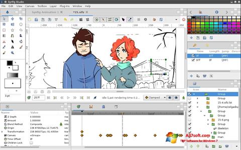 Screenshot Synfig Studio für Windows 7